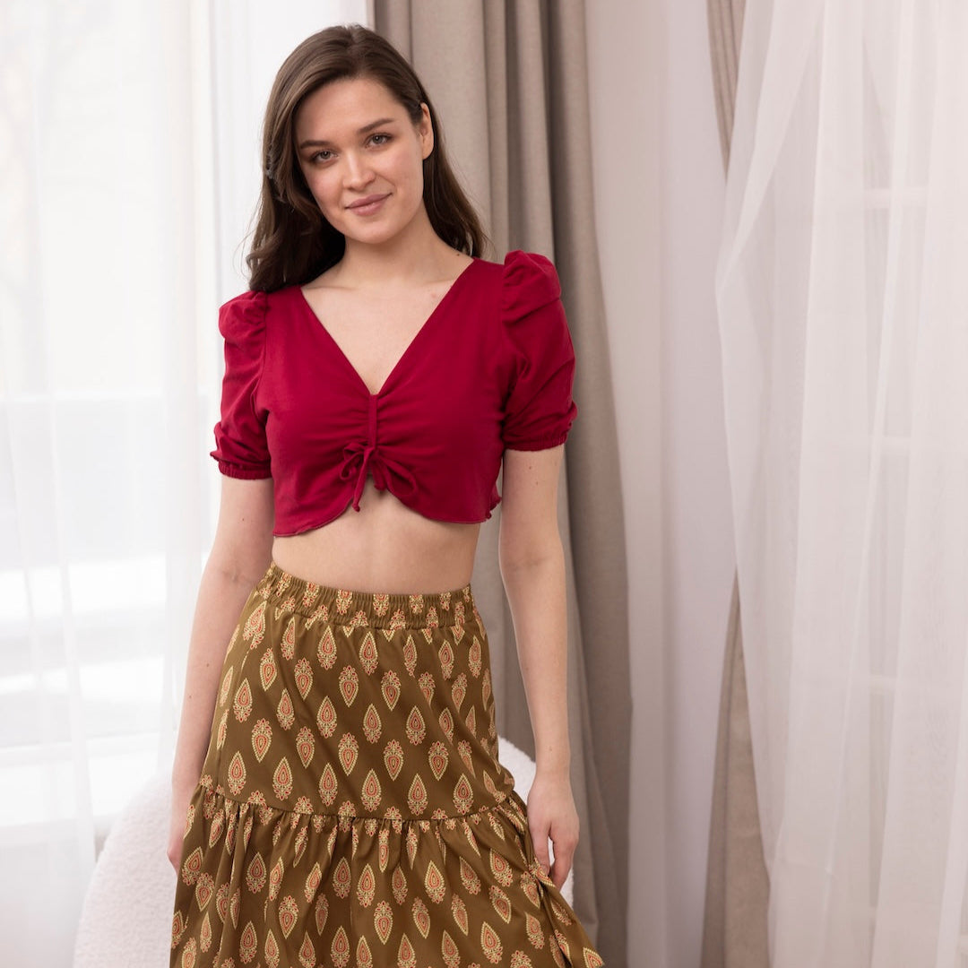 Ruby Olive Charm Pajama Set