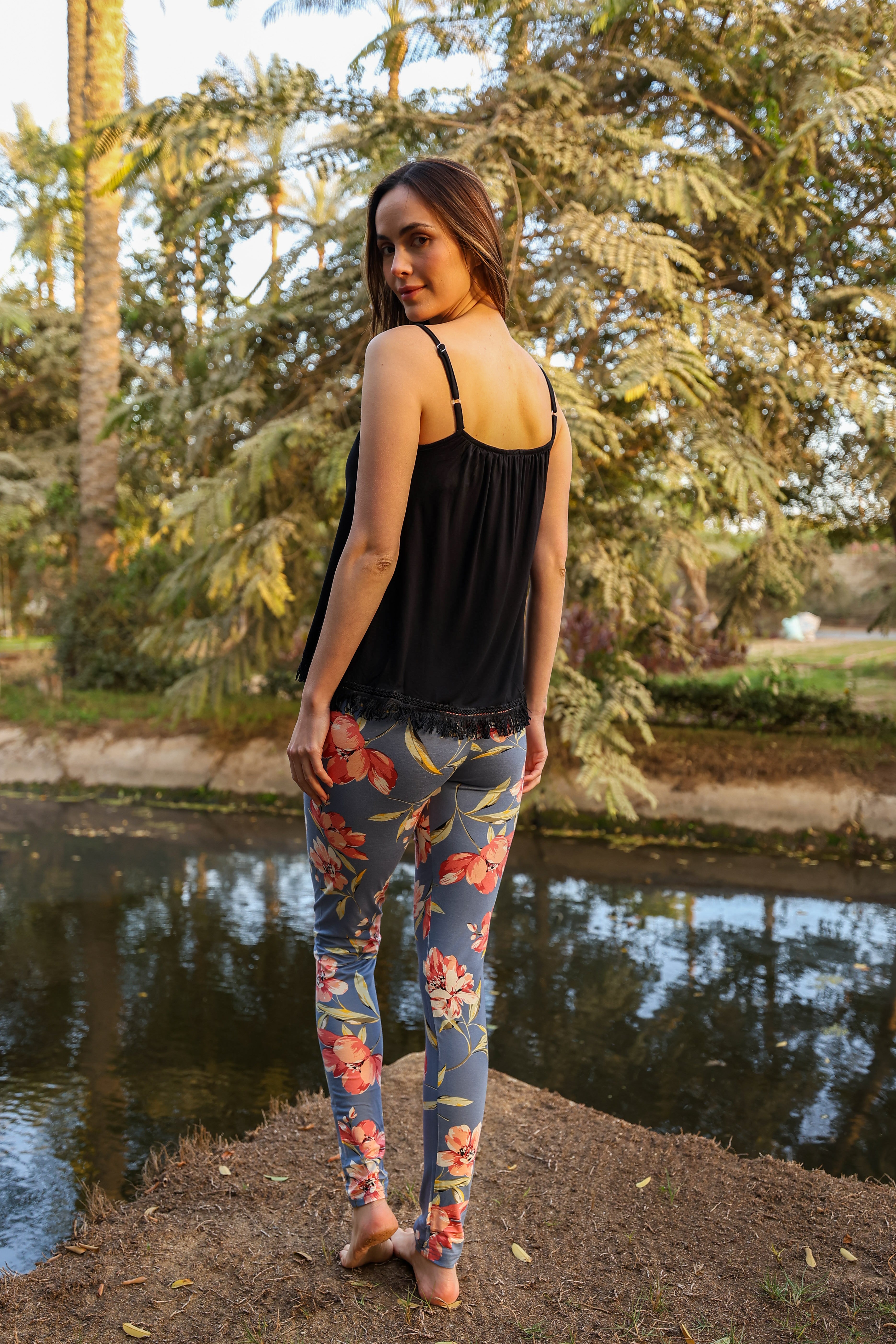 Tropical Bloom Pajama Set