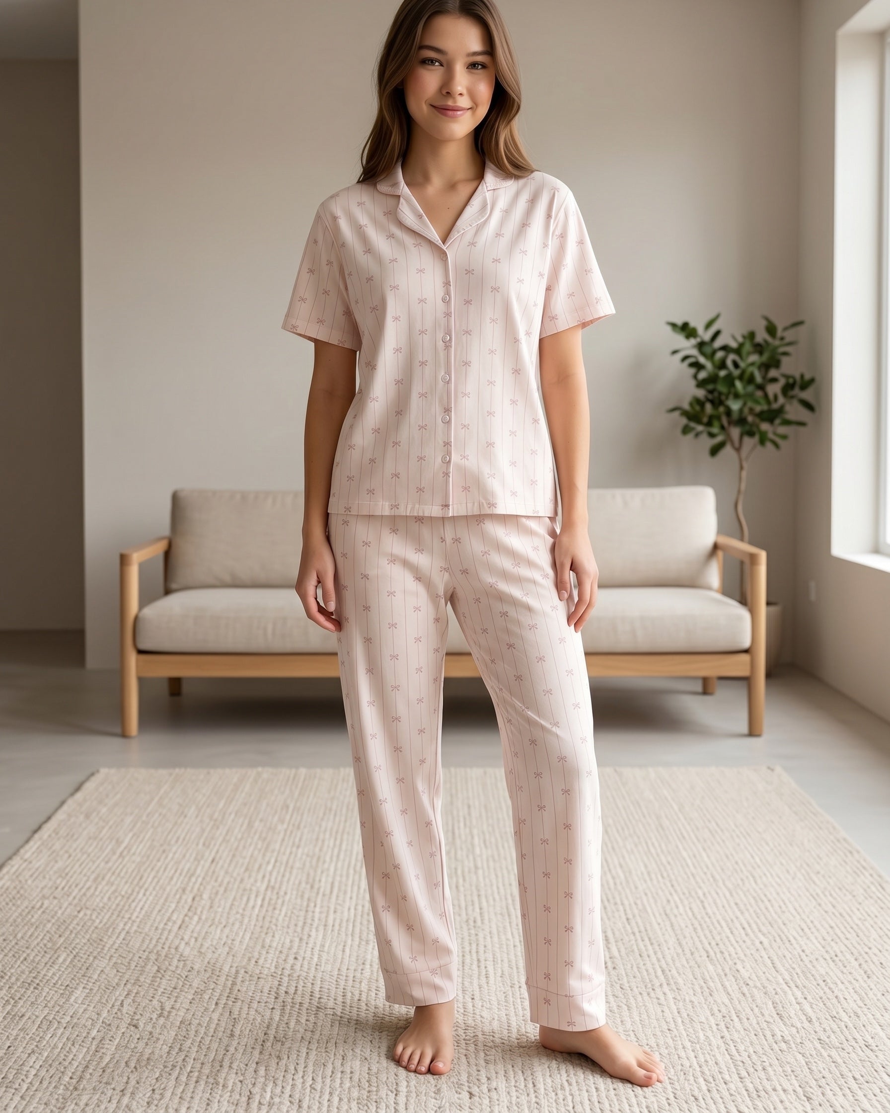 Pink Whisper Pajama Set