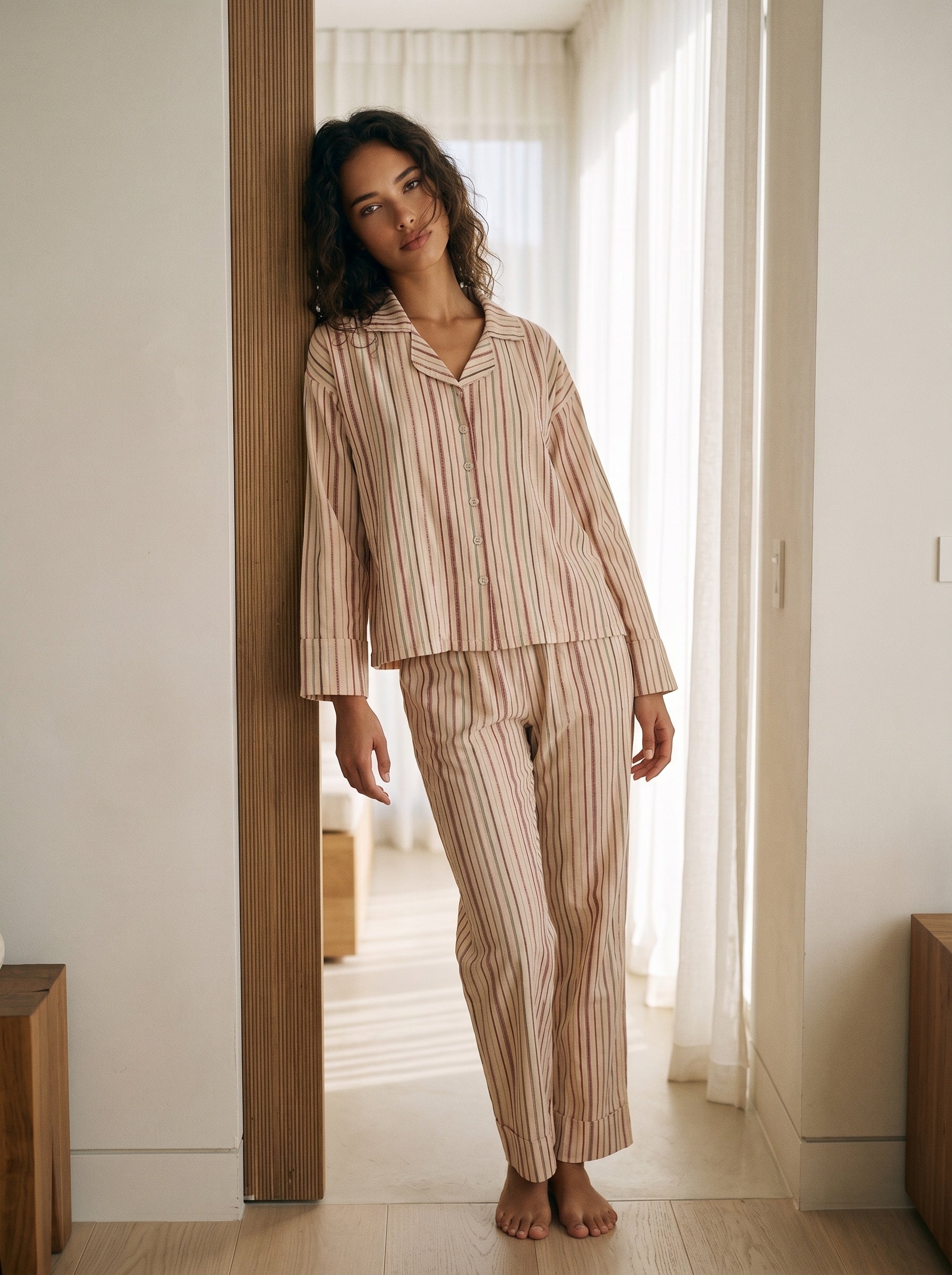 Warm Lines Pajama Set