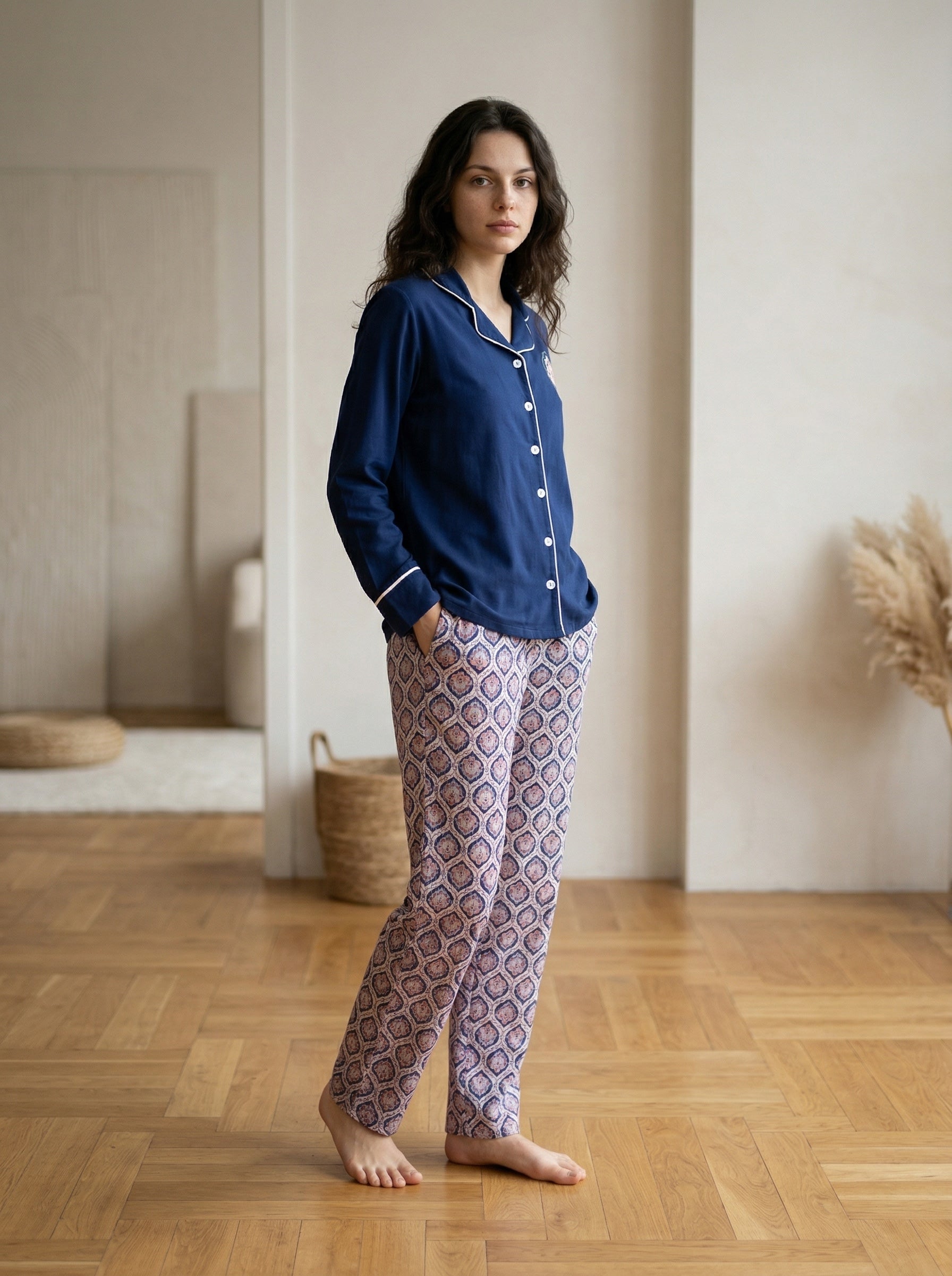 Classic Navy Pajama Set