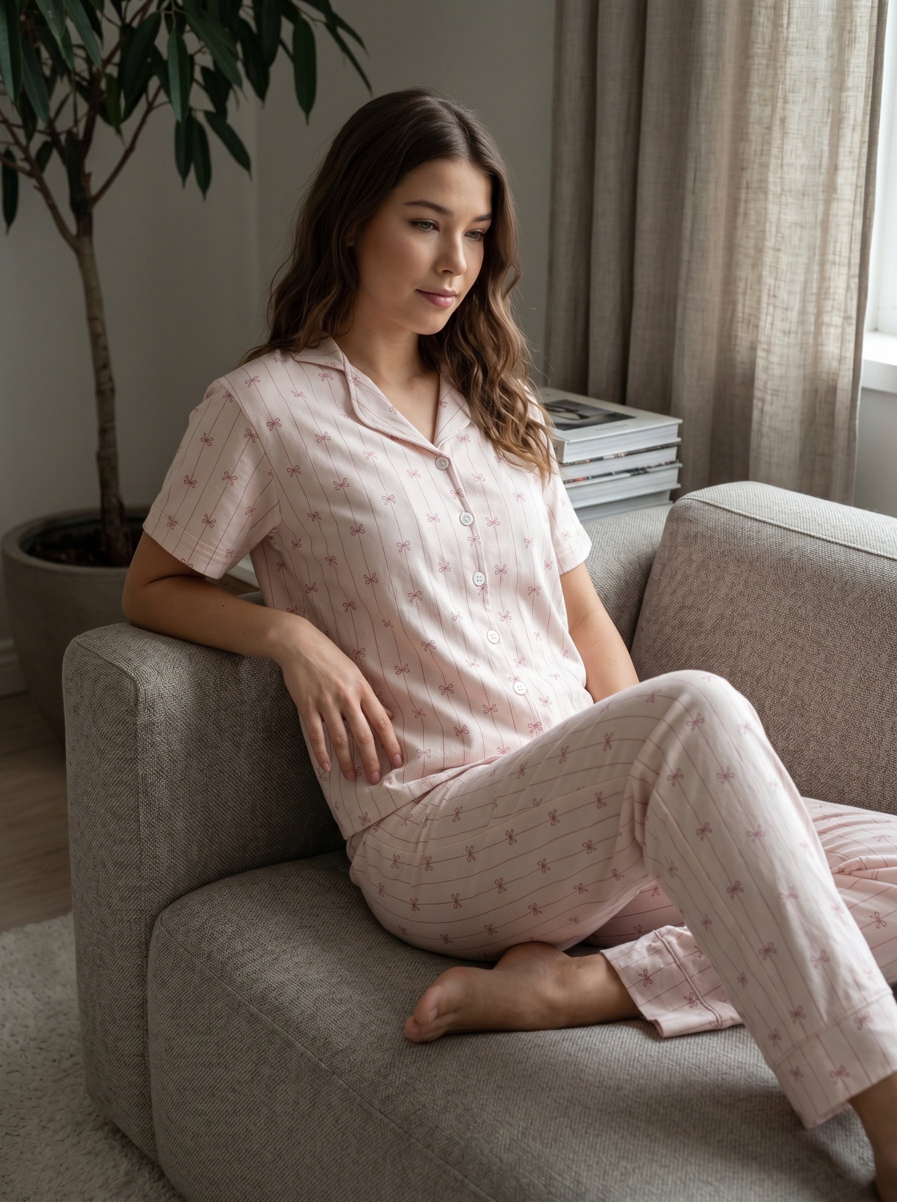 Pink Whisper Pajama Set