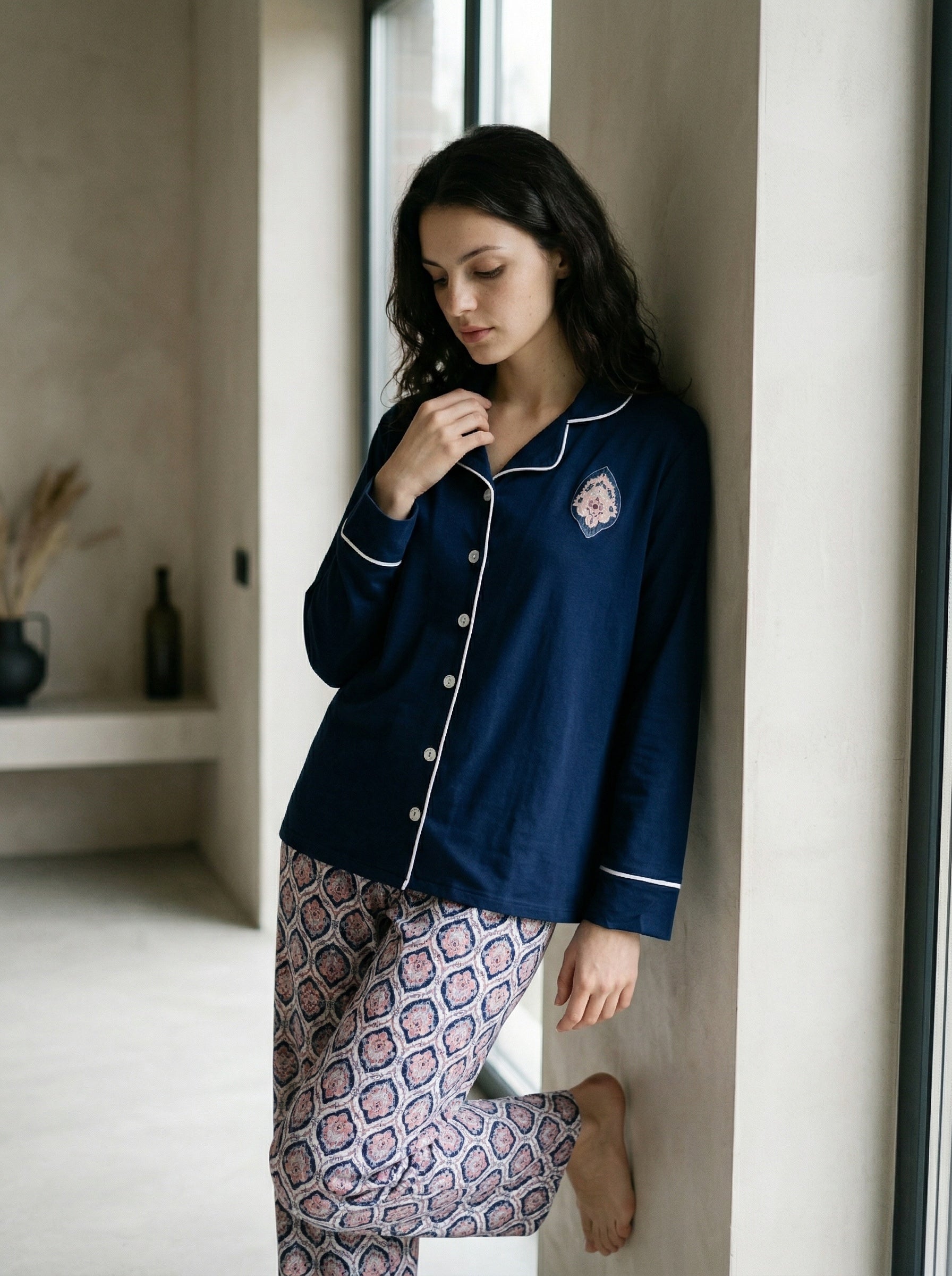 Classic Navy Pajama Set