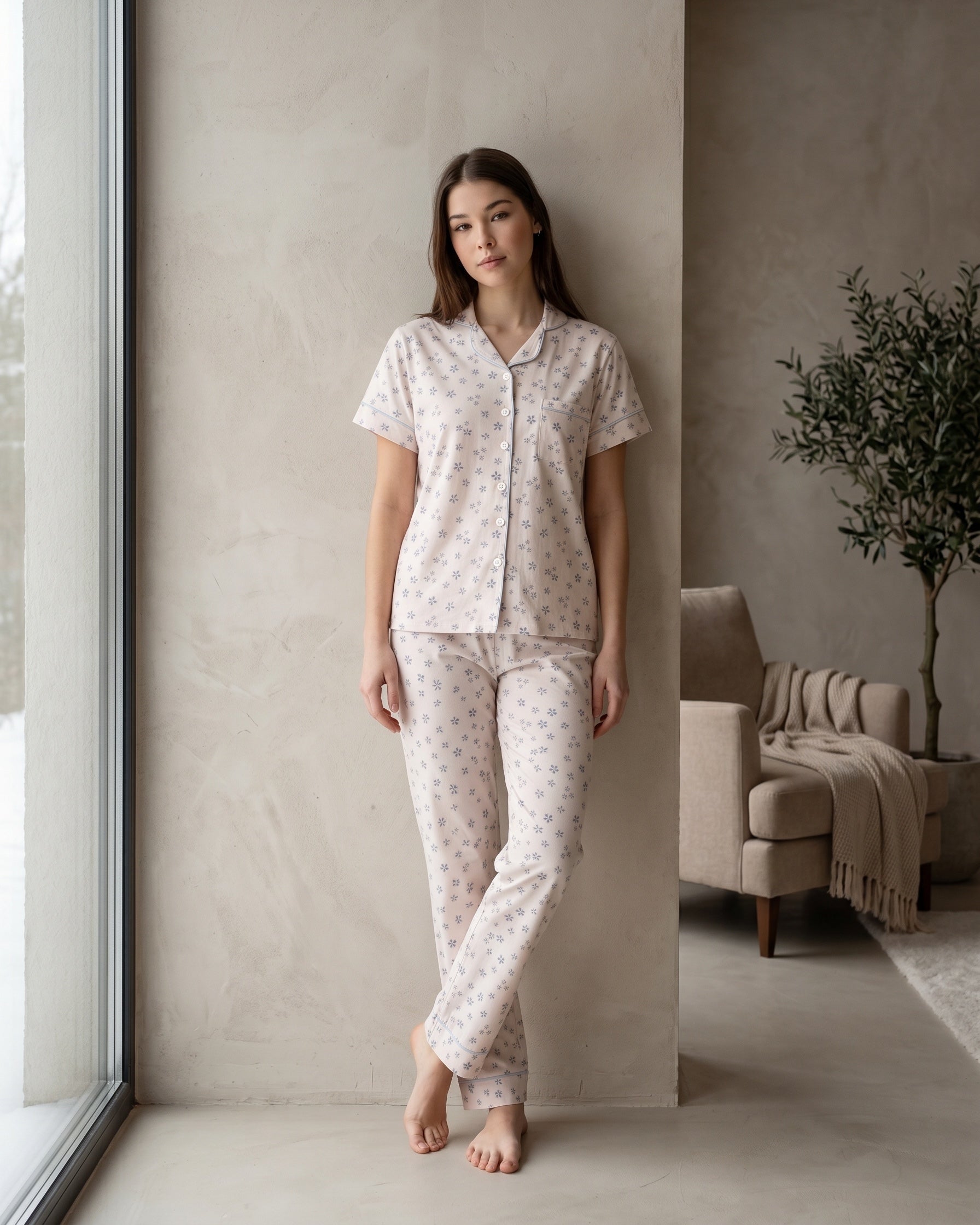 Stella Soft Floral Pajama Set
