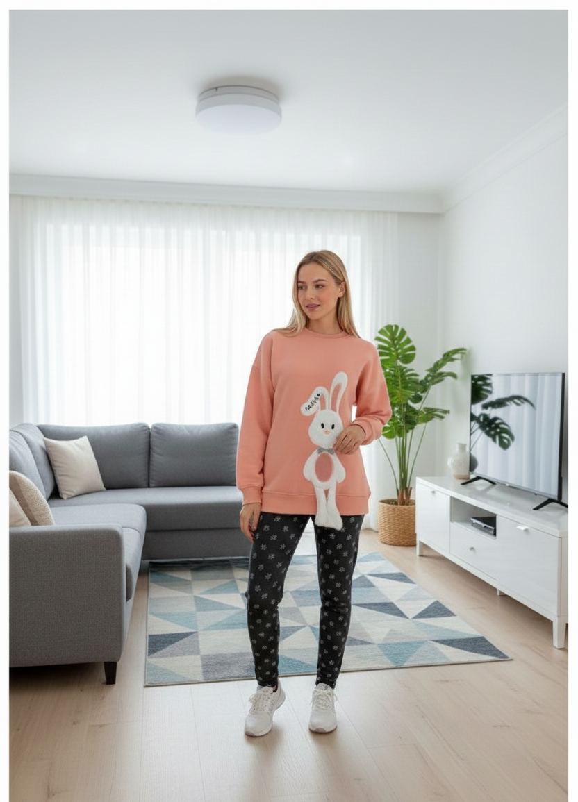 Soft Bunny Lounge Set