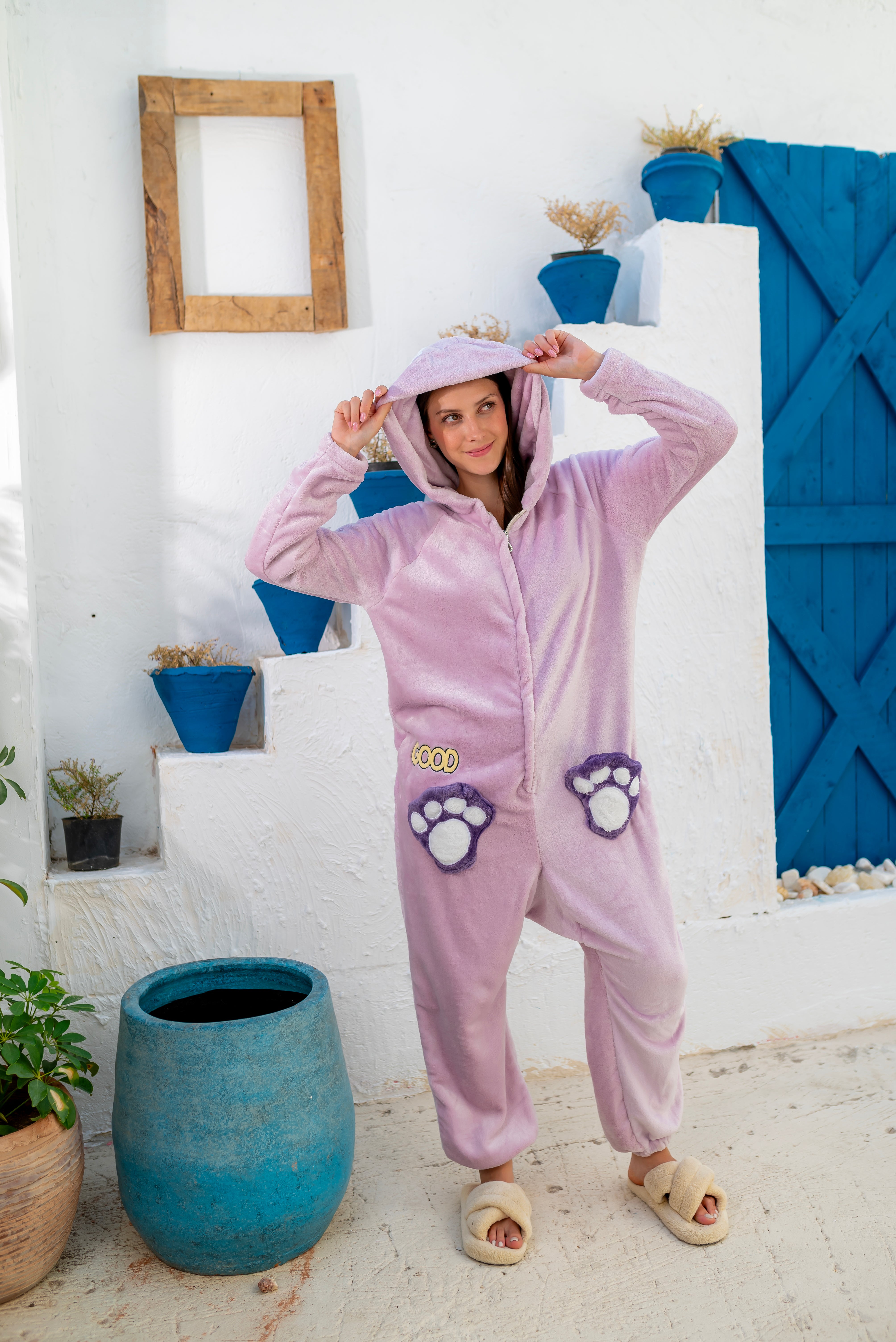 Lilac Bunny Onesie
