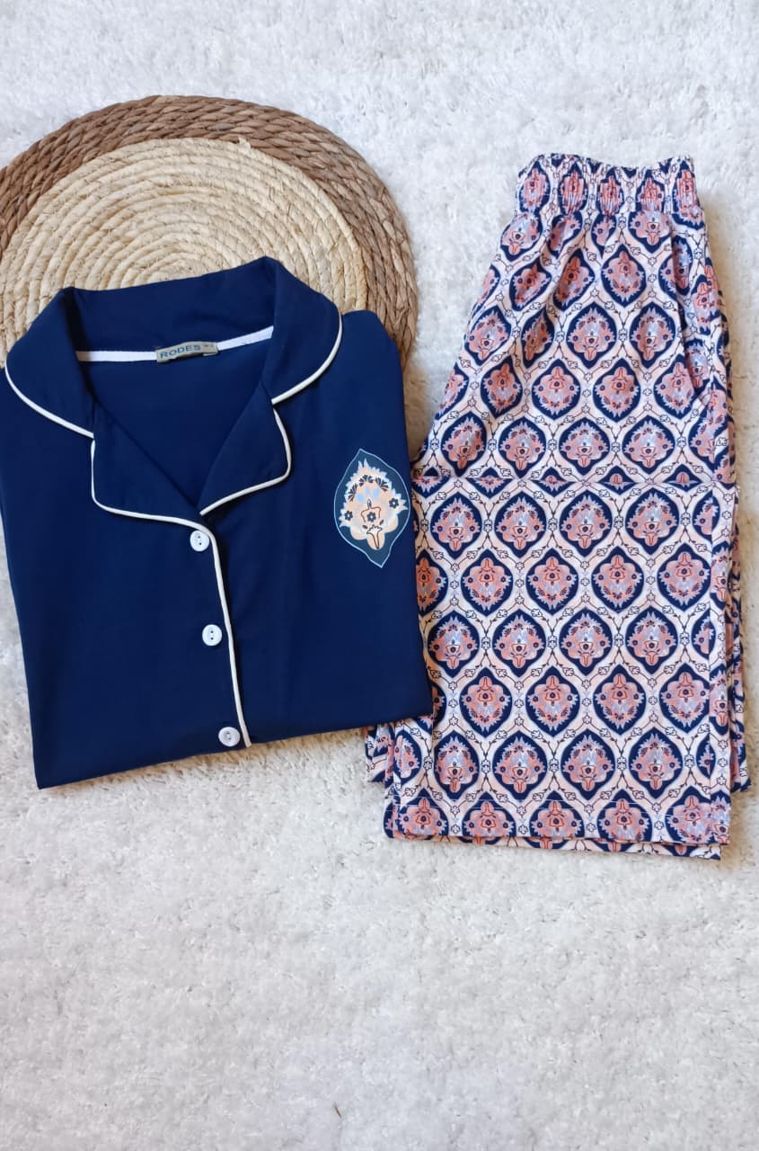 Classic Navy Pajama Set