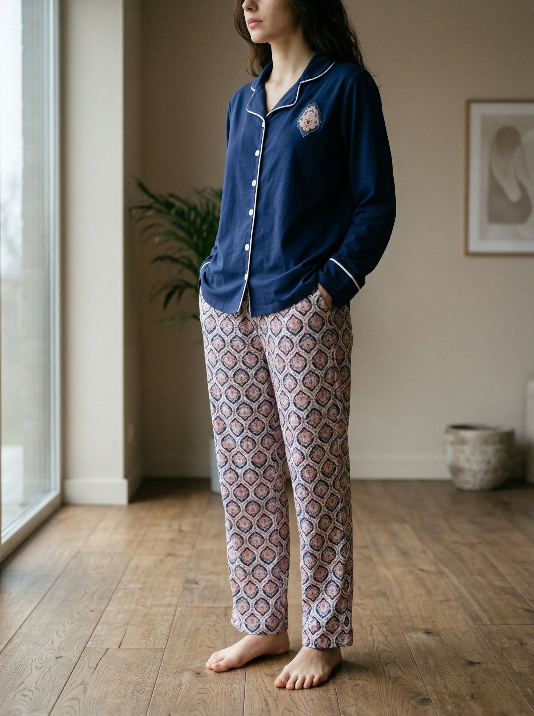 Classic Navy Pajama Set