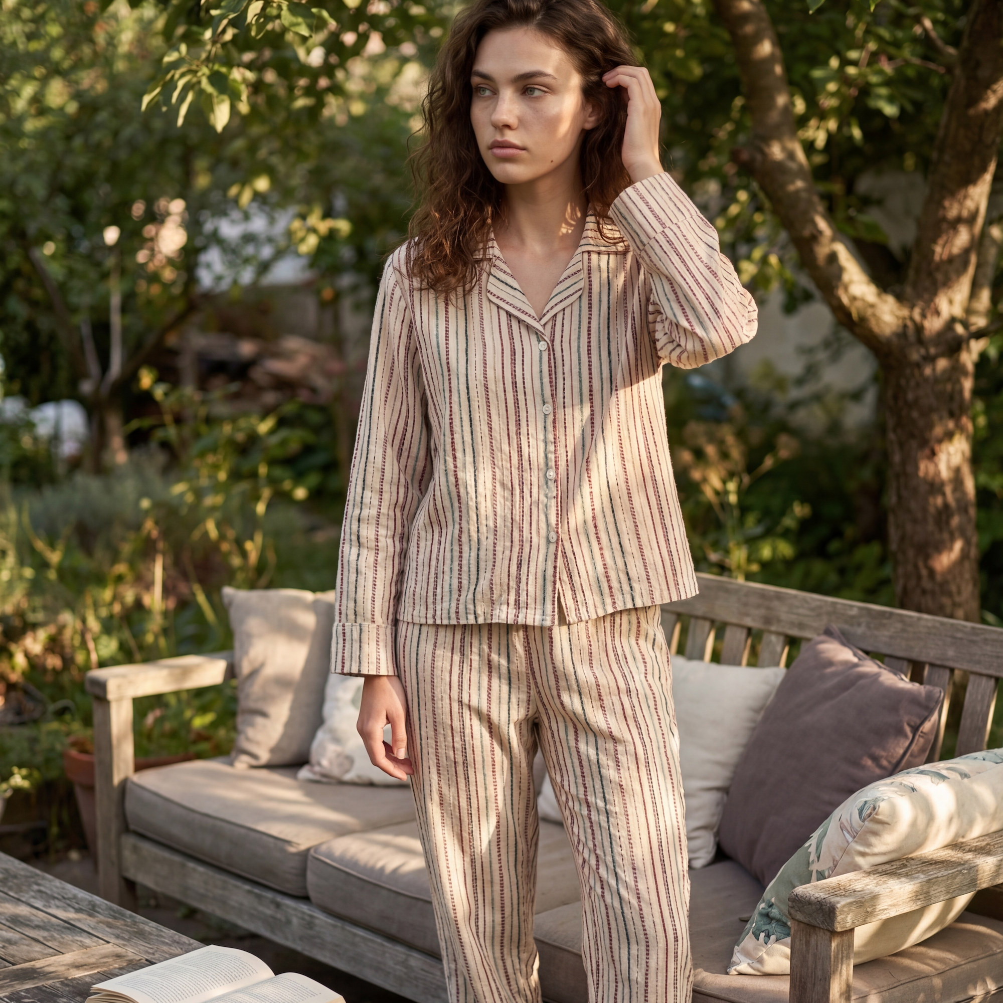 Warm Lines Pajama Set