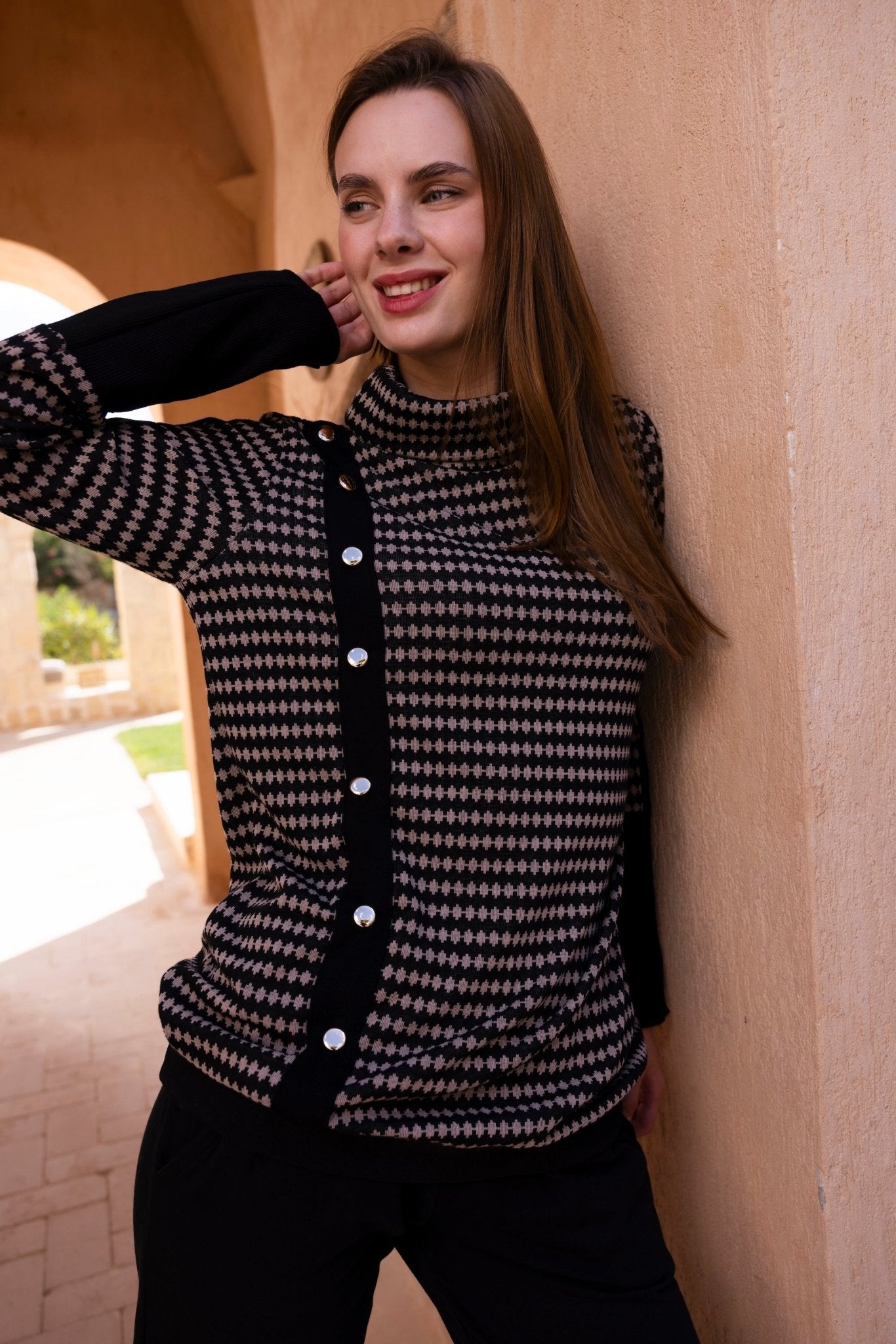 Midnight Check Knit Set - June Joy