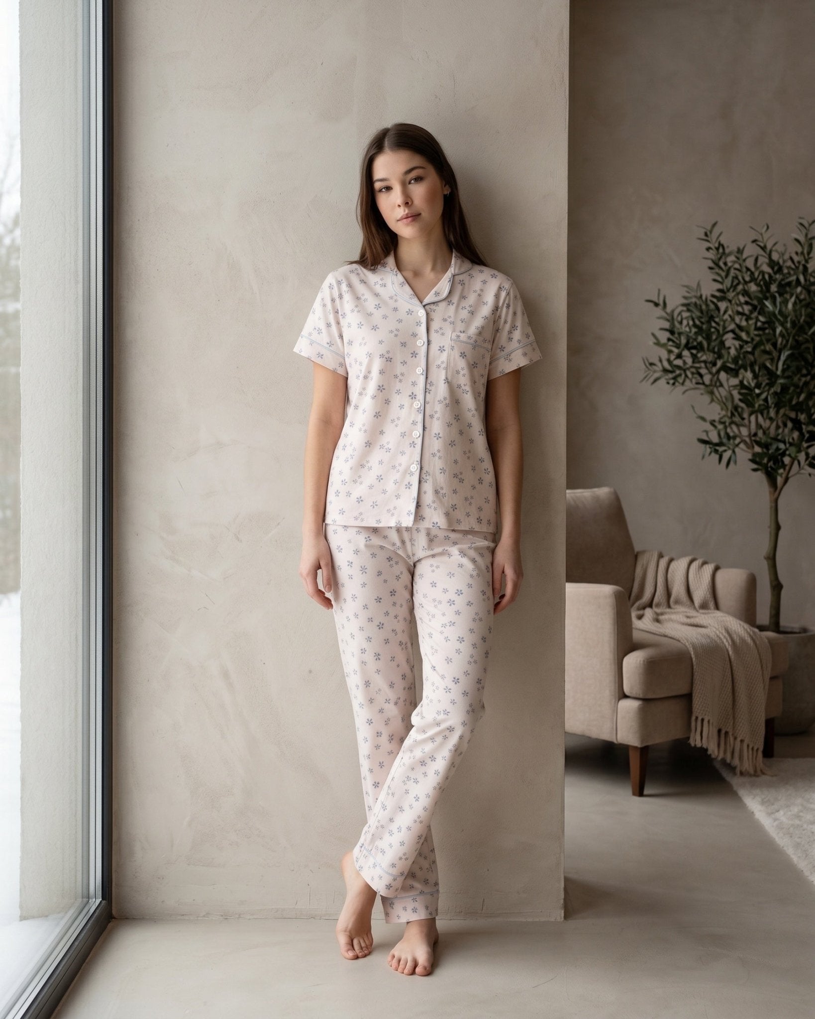 Stella Soft Floral Pajama Set - June Joy