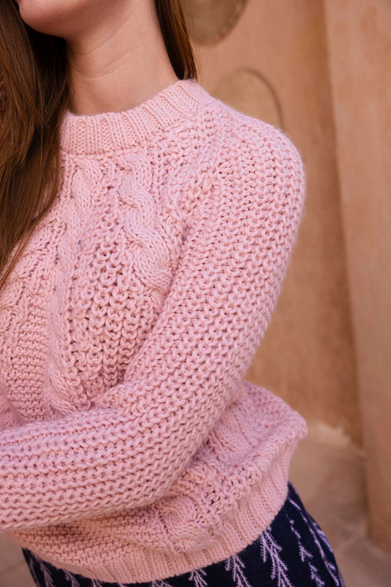 pink knitted pajama