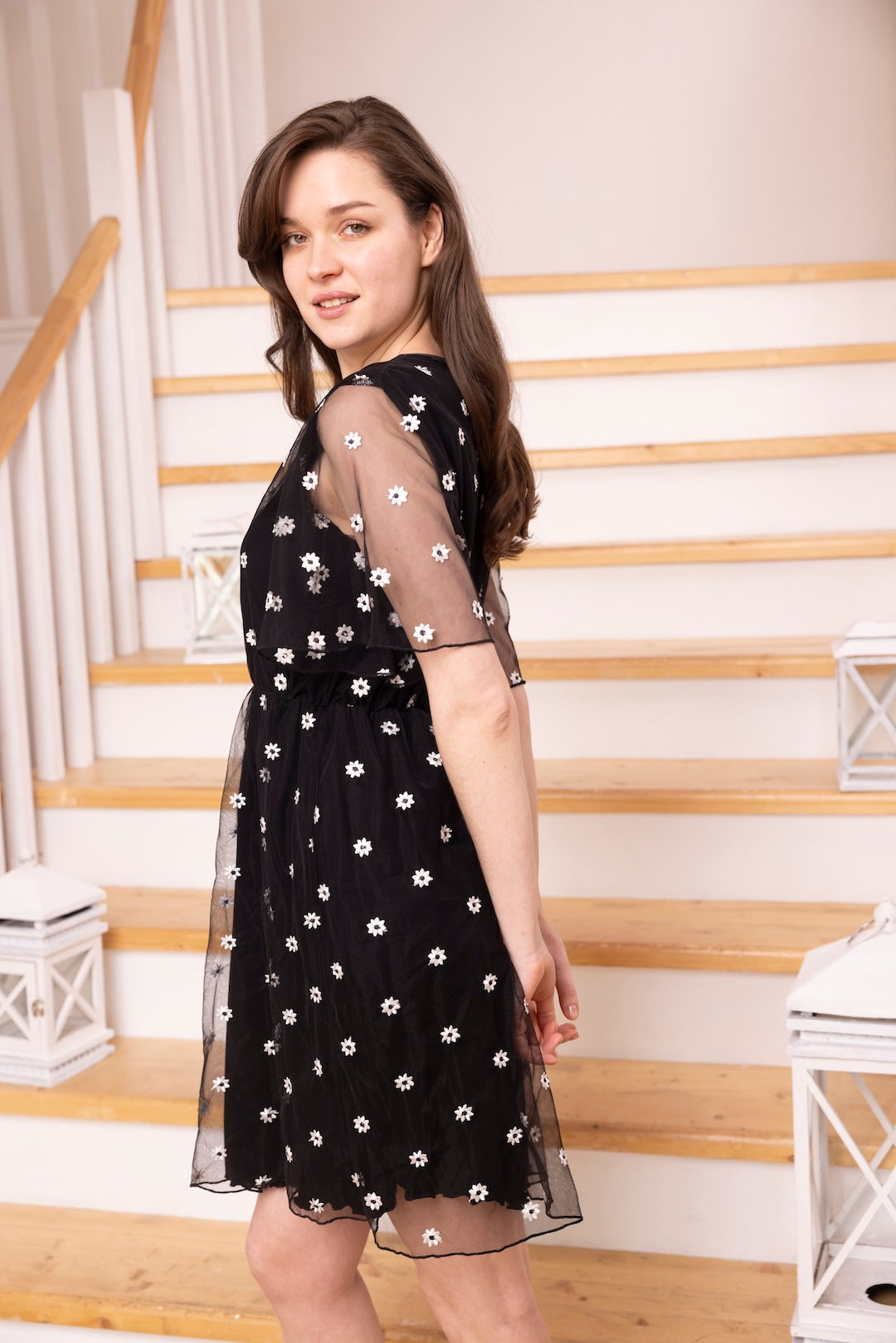 Midnight Daisy Dress