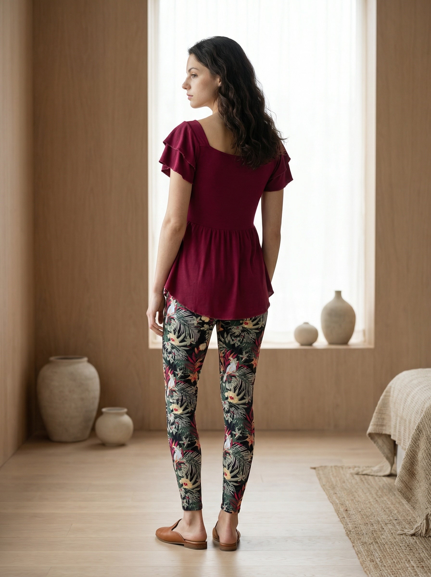 Berry Ruffle Lounge Set