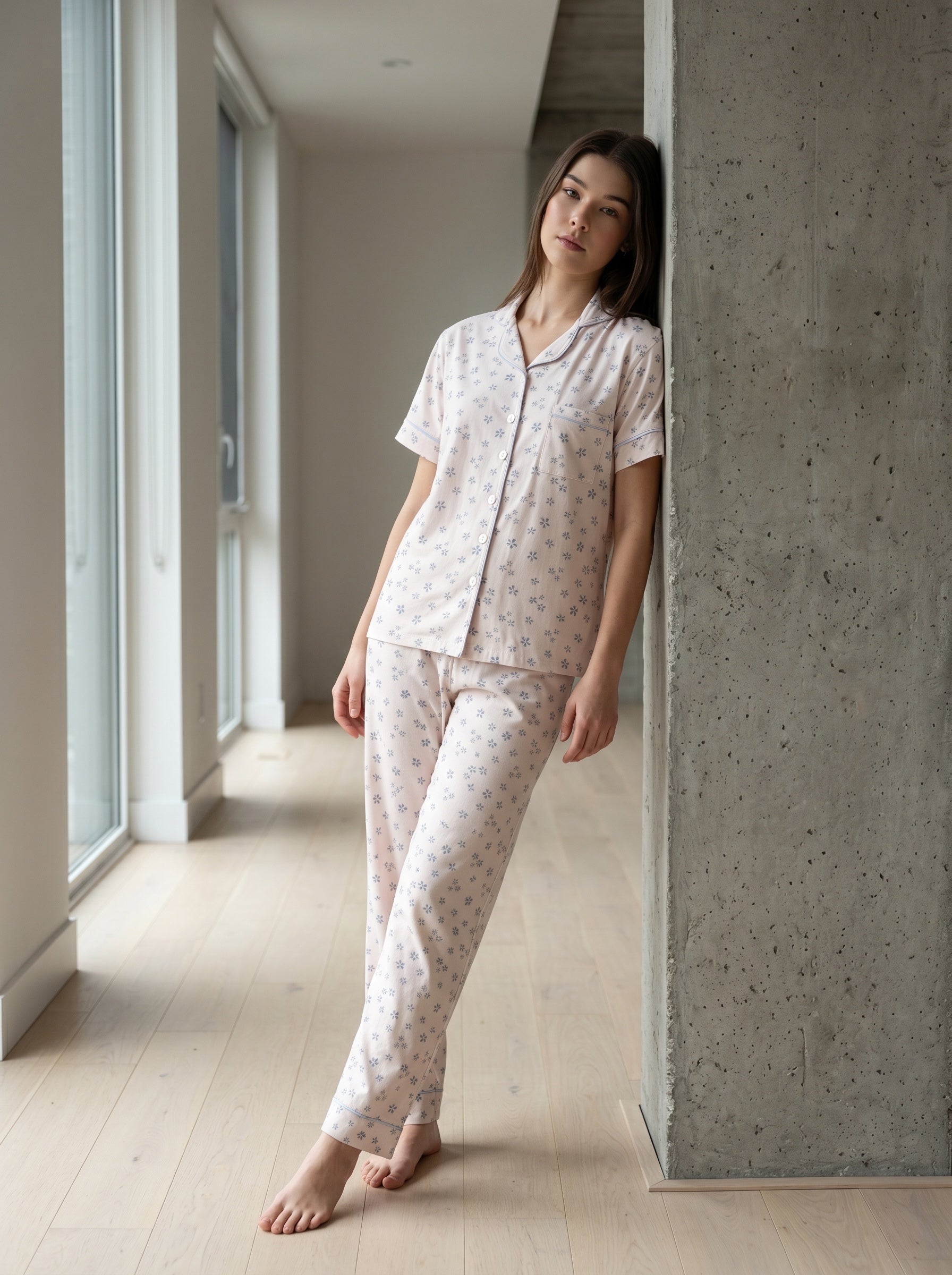 Stella Soft Floral Pajama Set