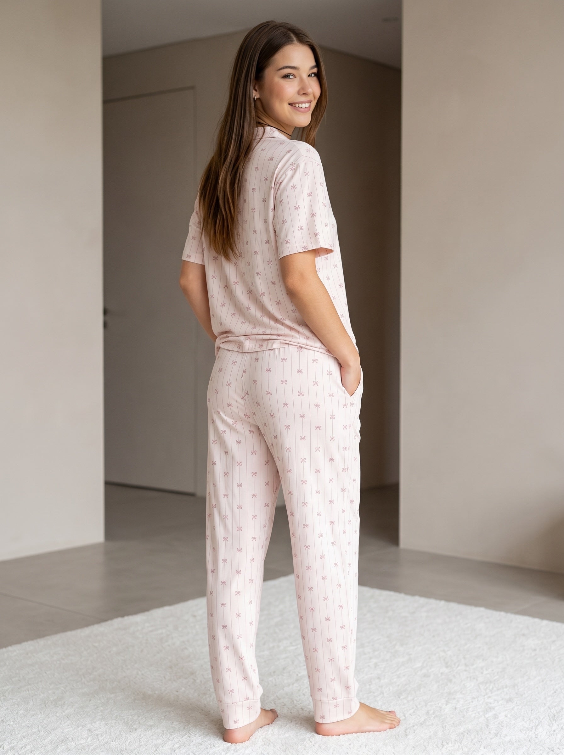 Pink Whisper Pajama Set