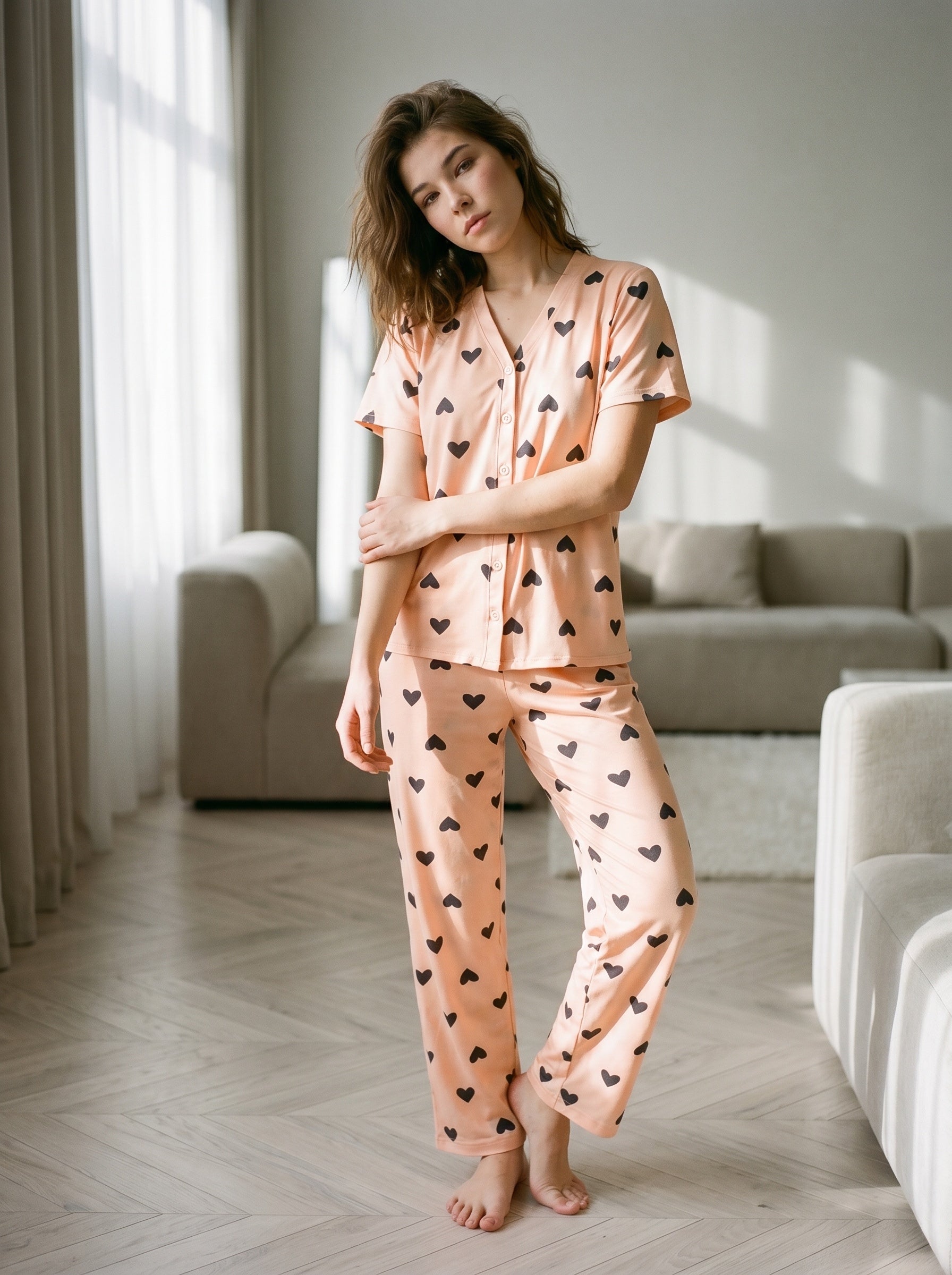 Peach Hearts