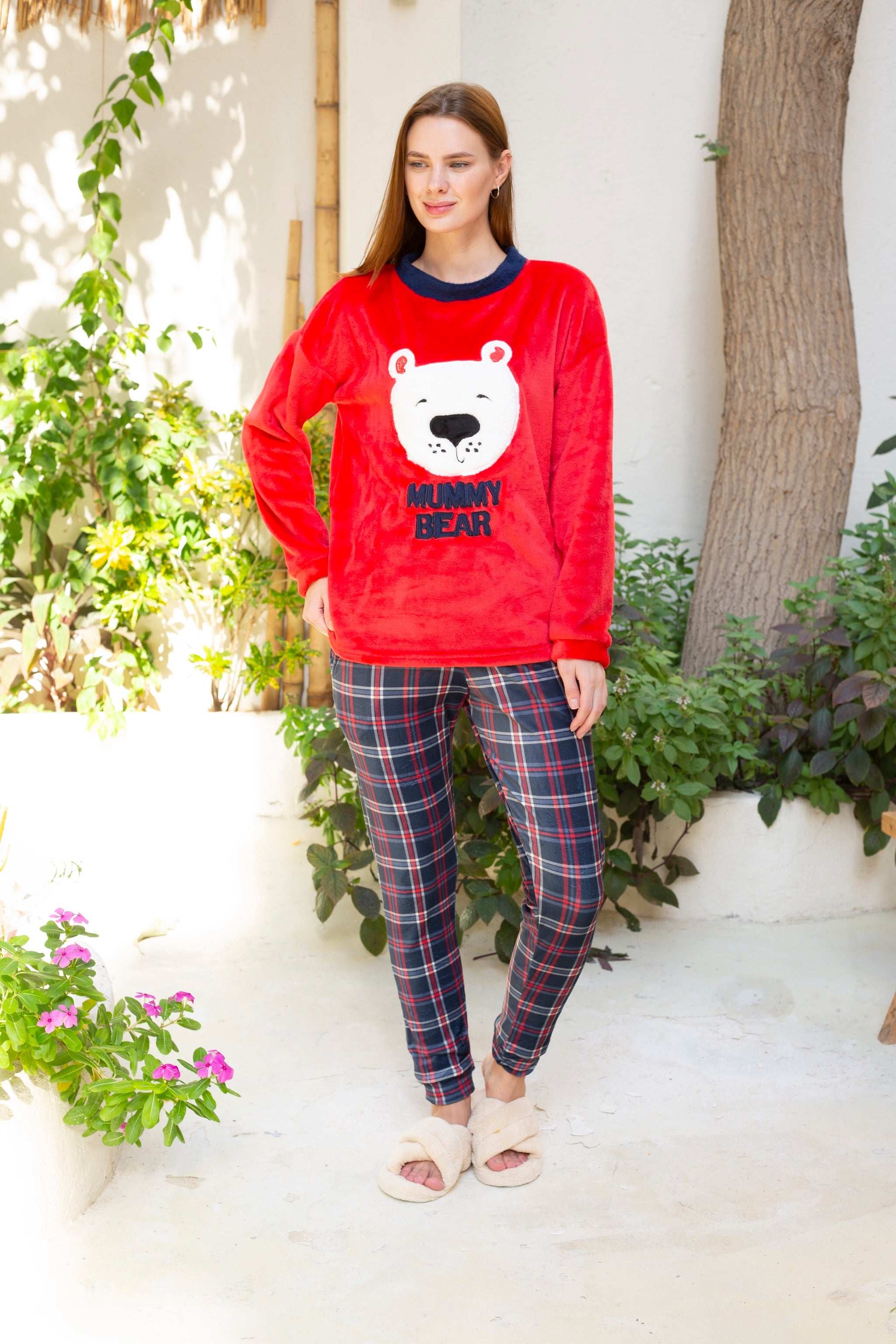 red bear pajama