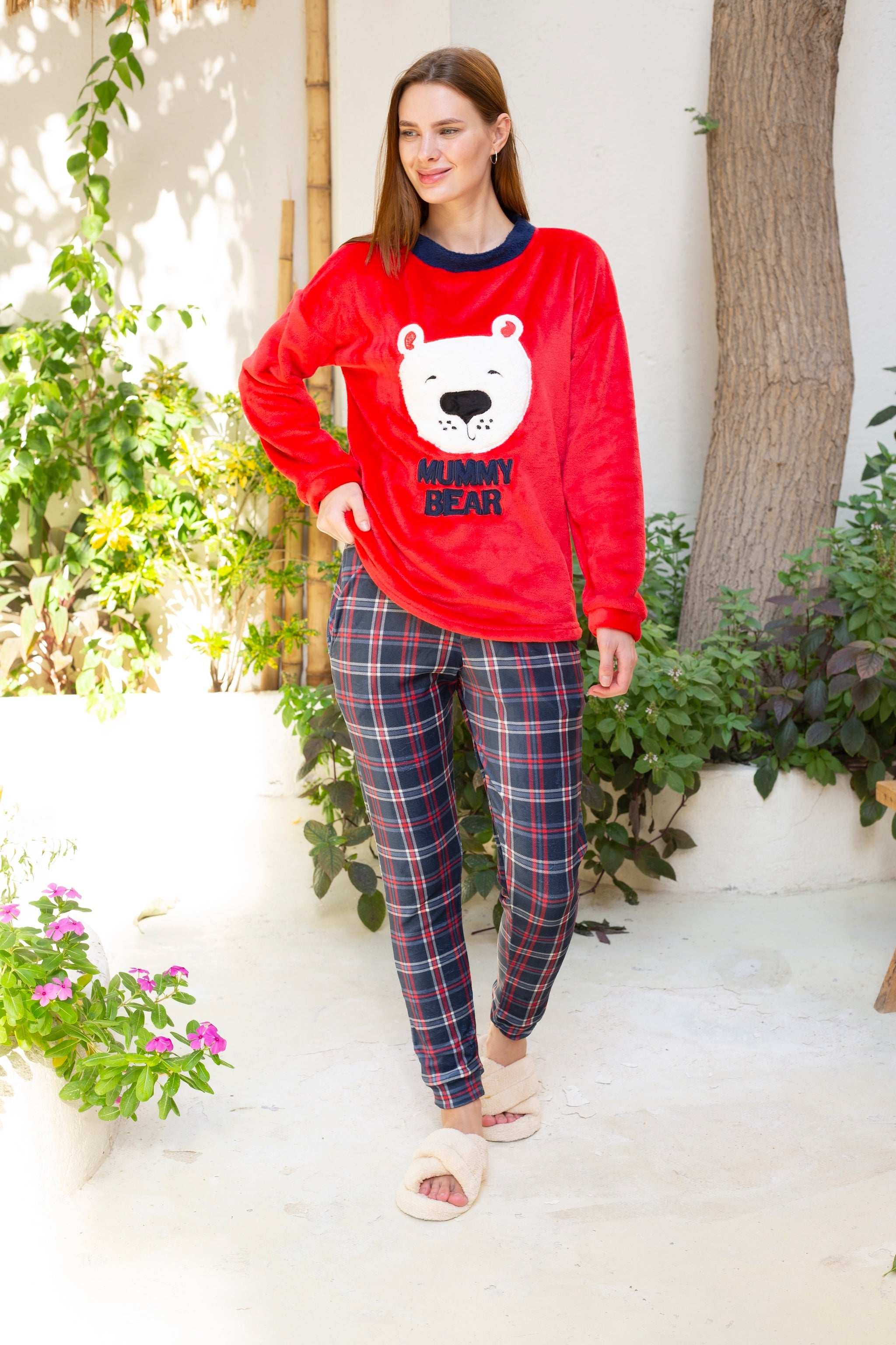 red bear pajama