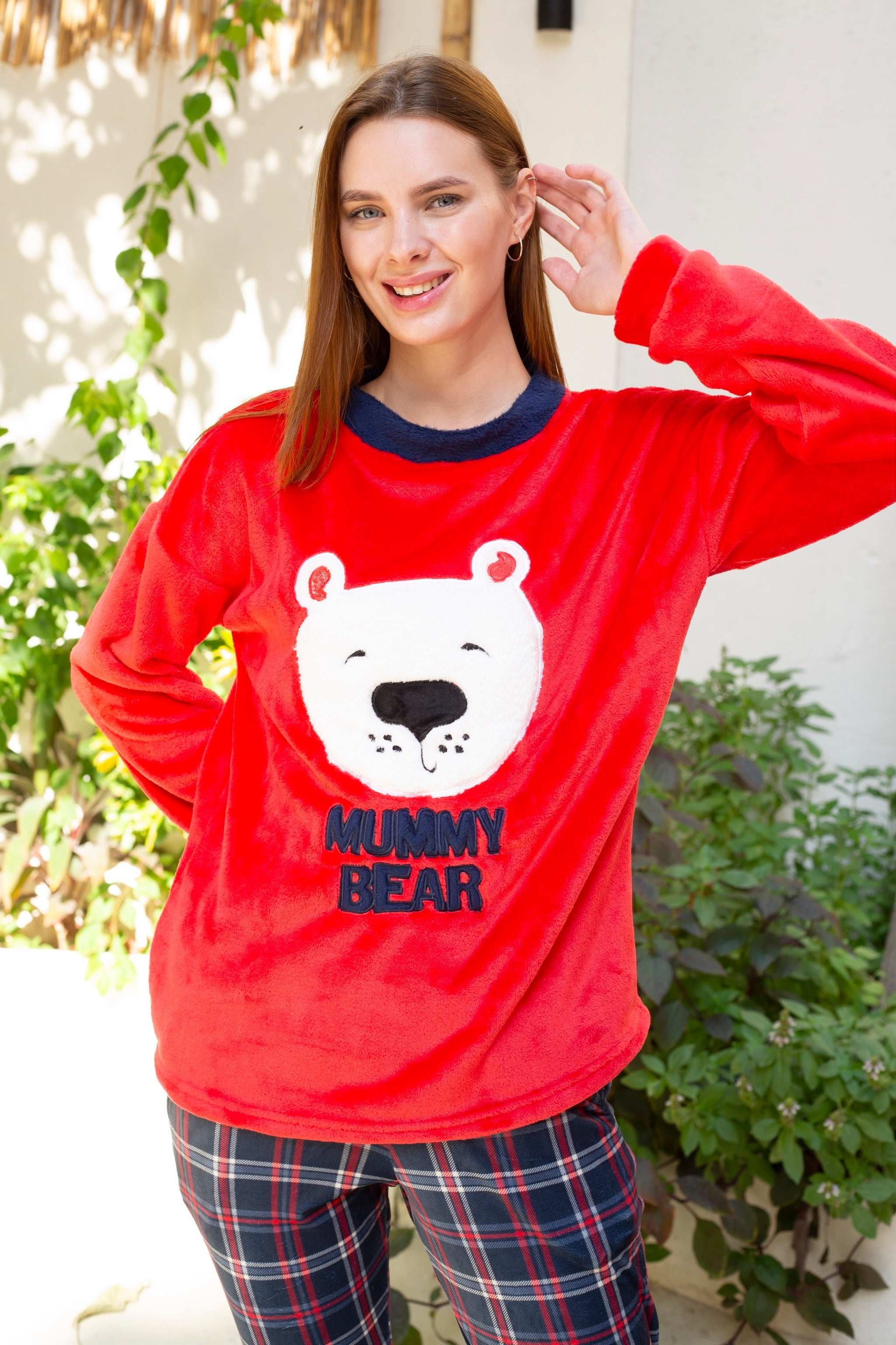 red bear pajama