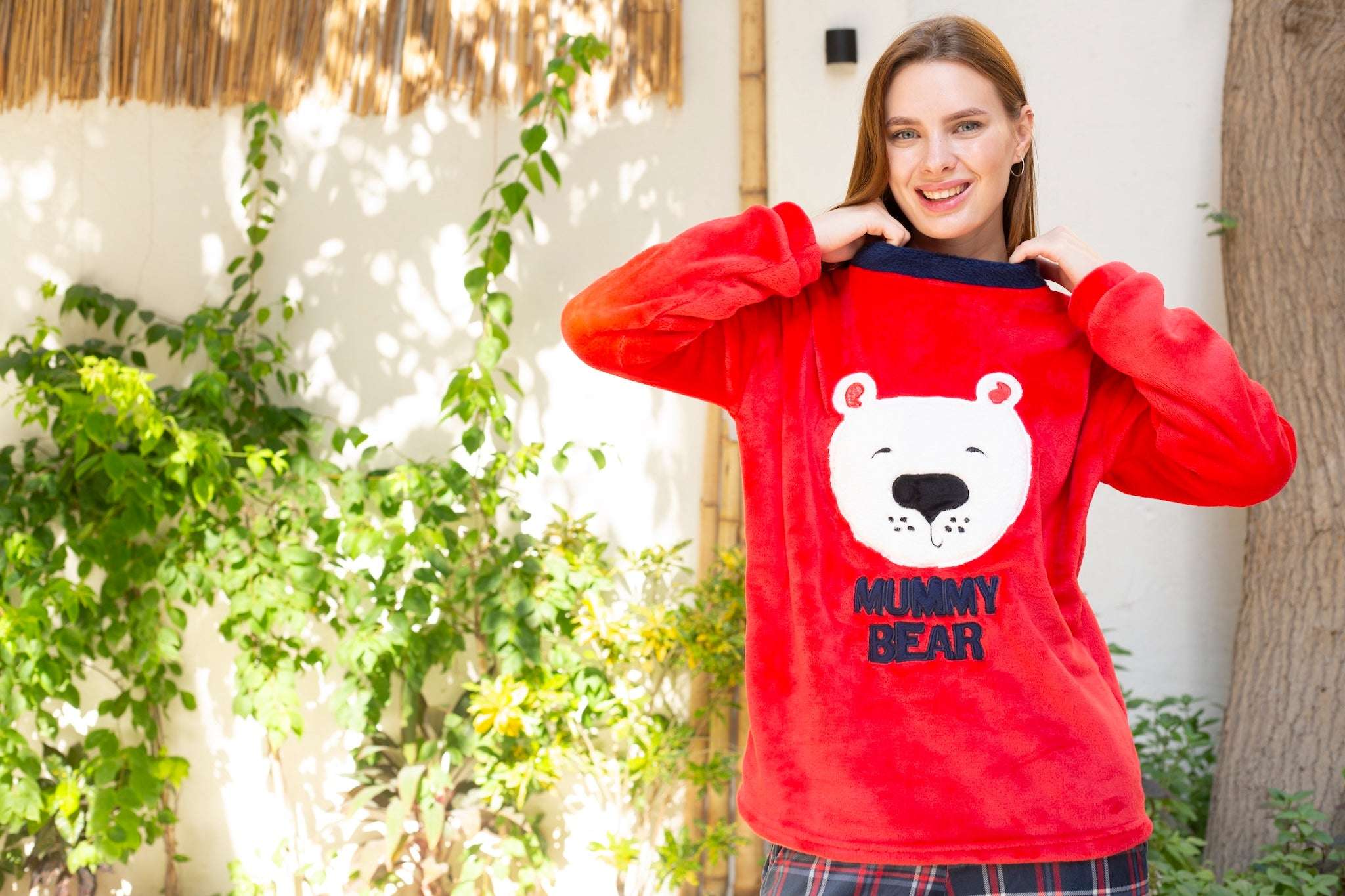 red bear pajama