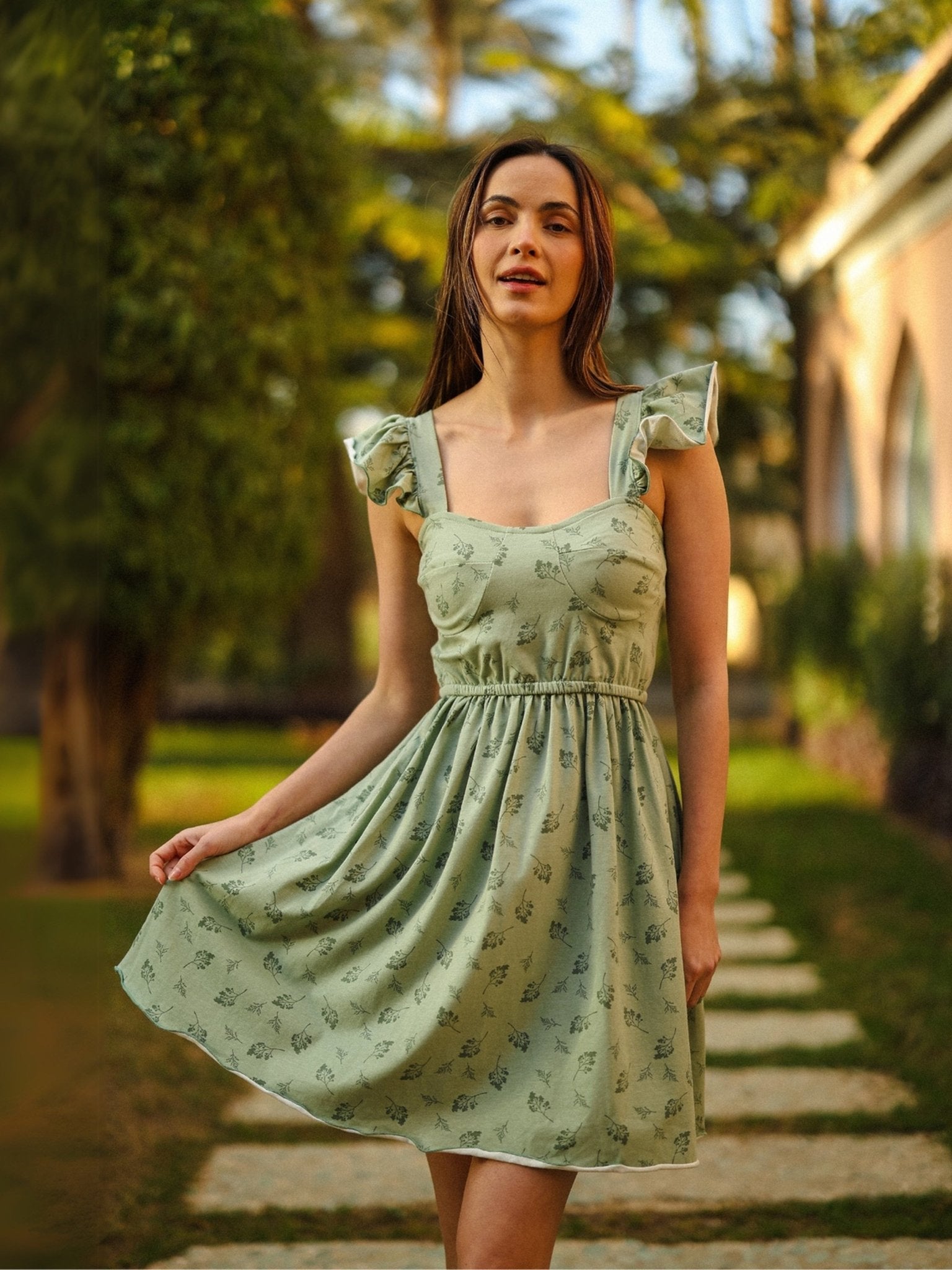 Adorable Green Dress - June Joy