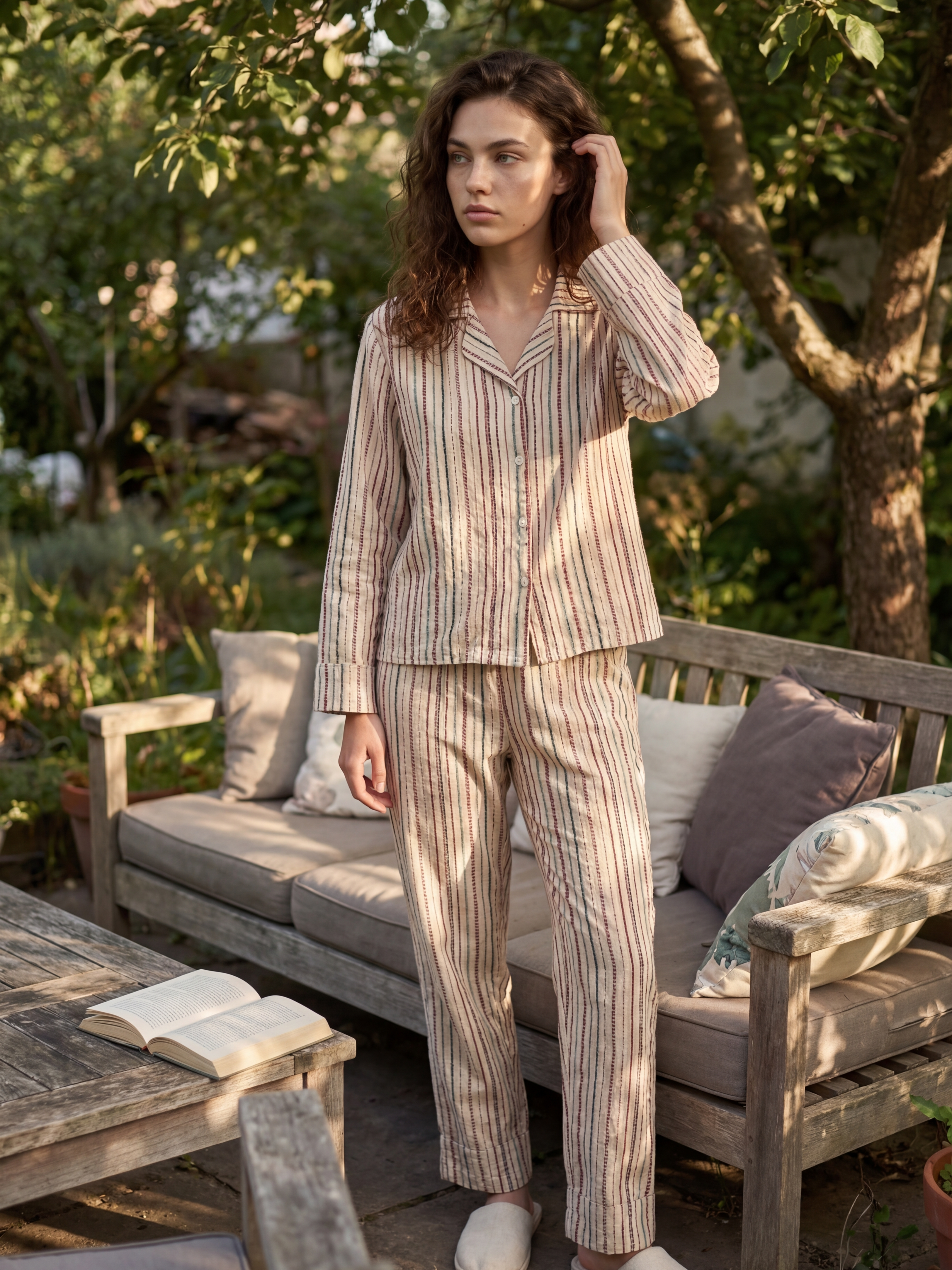 Warm Lines Pajama Set