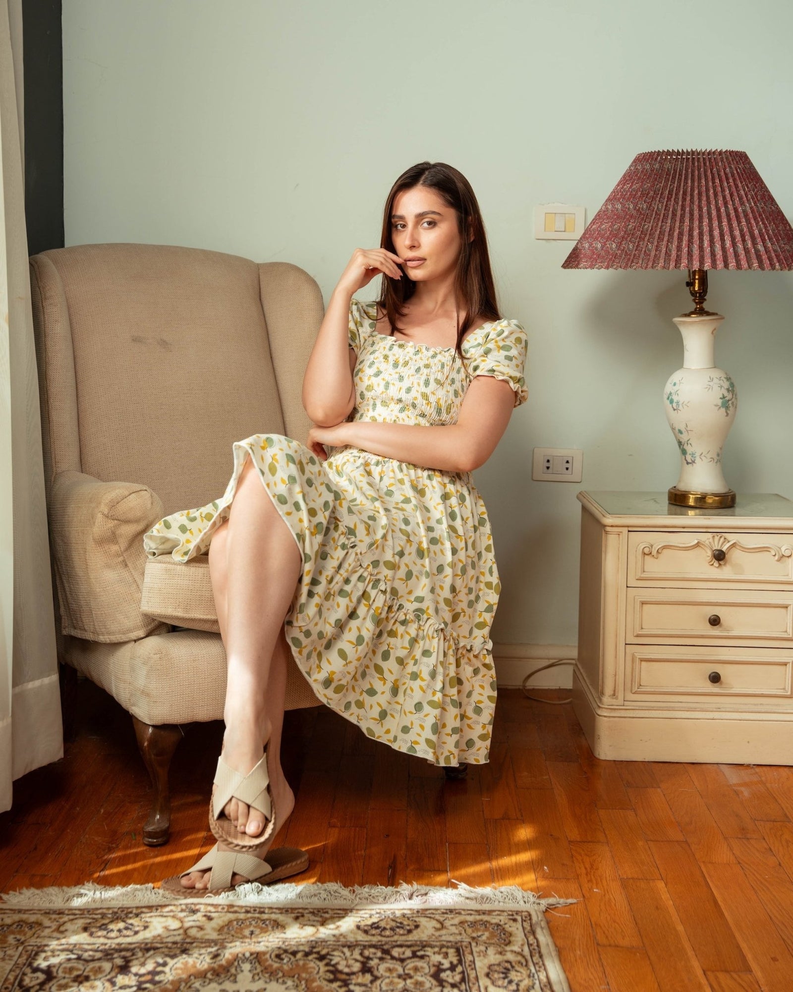 Floral Smocked Dress