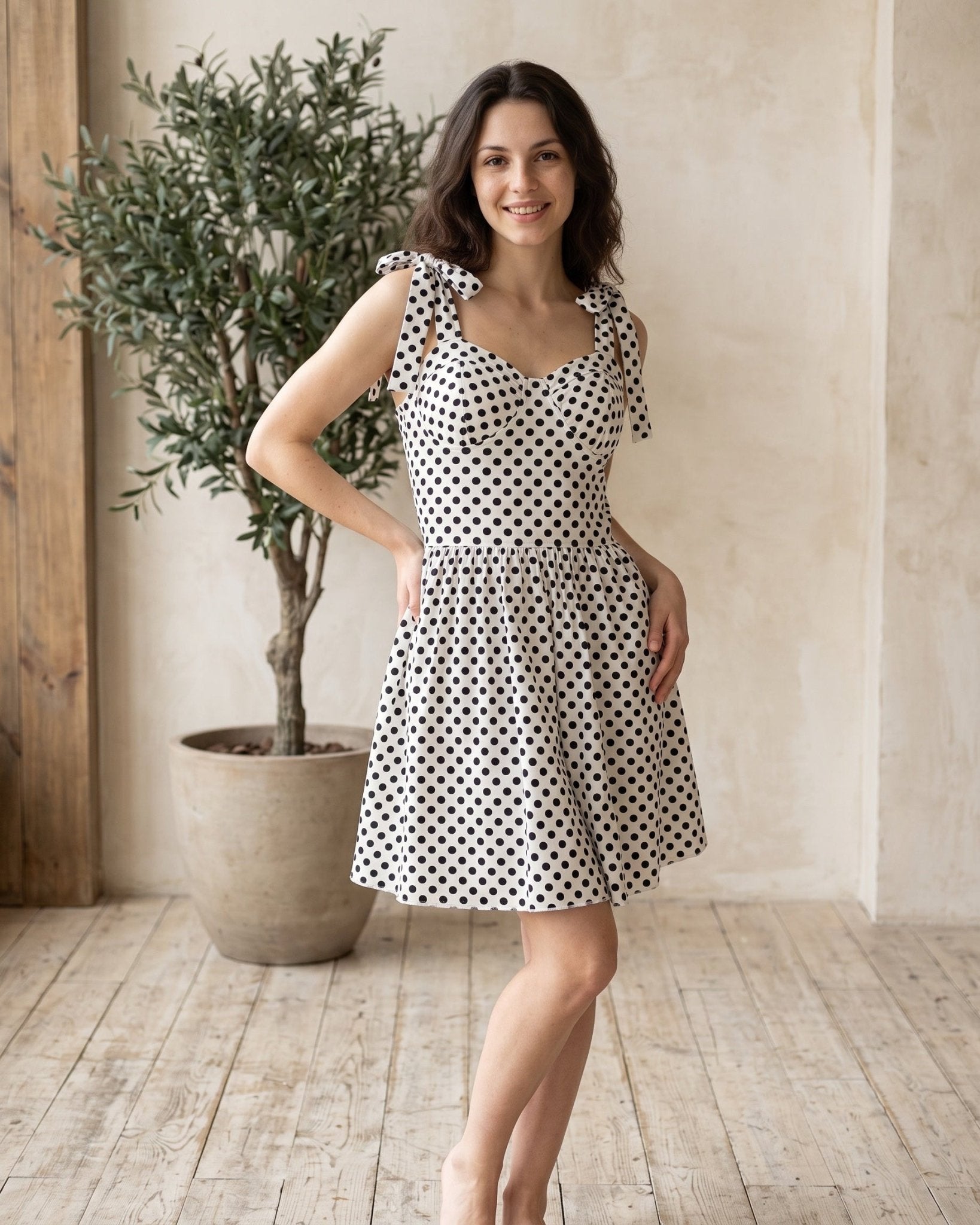 Lucia Polka Dot Dress - June Joy