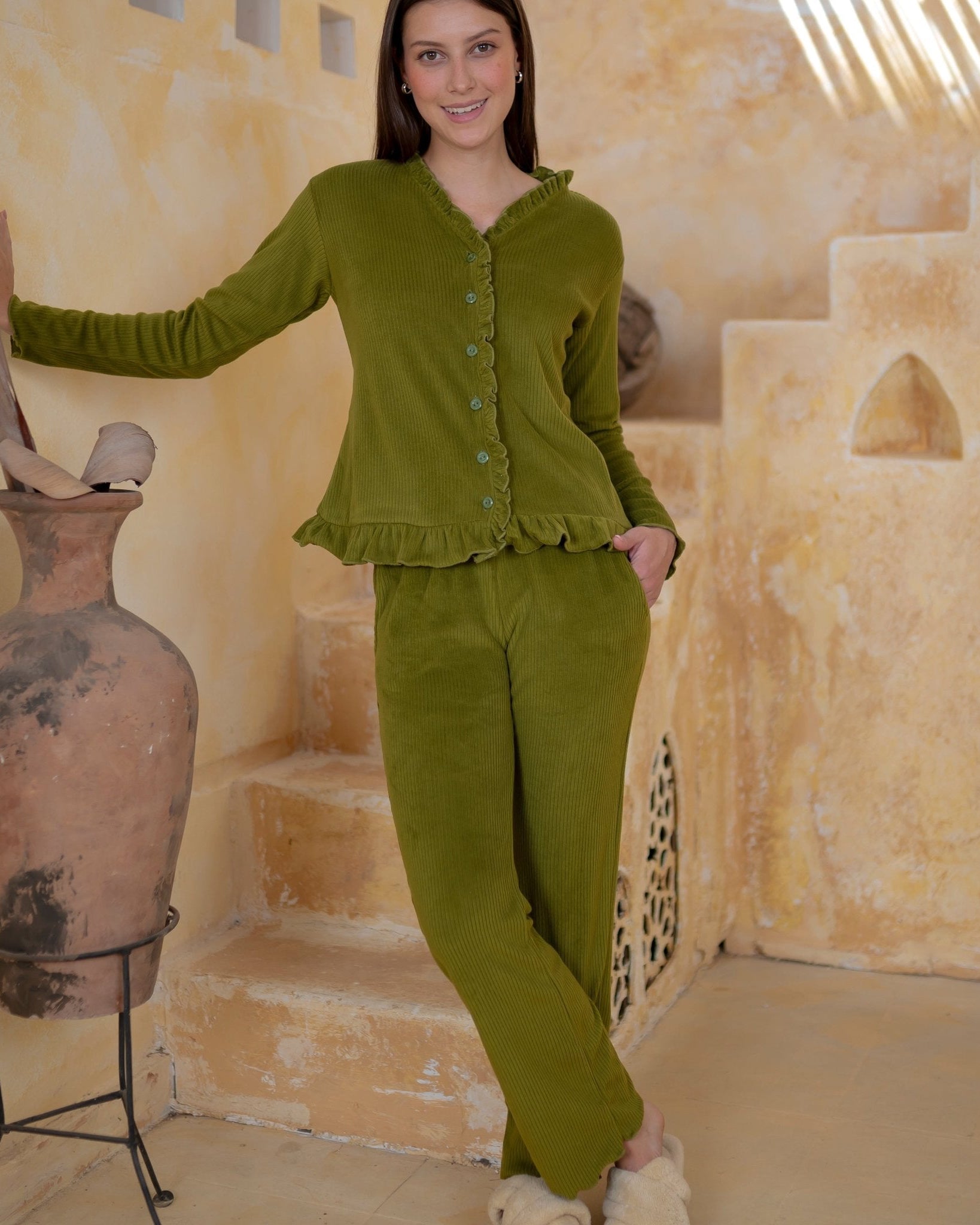 Olive Dream Lounge Set - June Joy