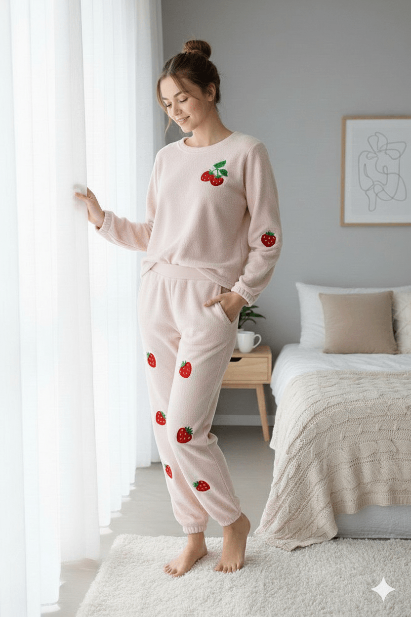 Strawberry Cozy Set - June Joy